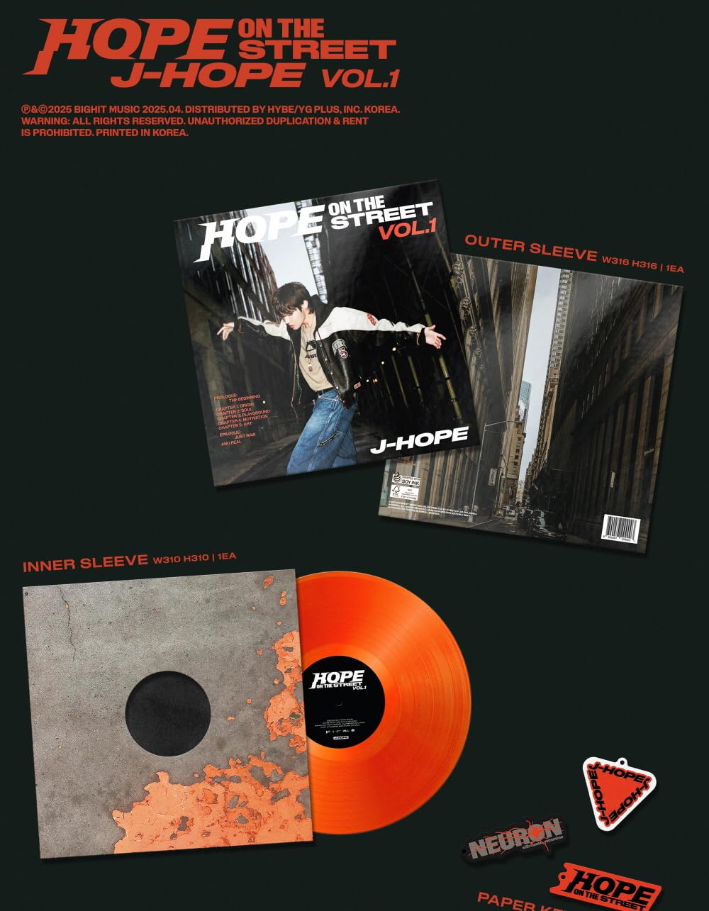 j-hope - Hope On The Street VOL.1 [Vinyl LP]