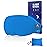 Mavogel Cotton Sleep Mask - Breathable Light Blocking Sleep Eye Mask, Soft Comfortable Night Sleeping Mask for Men Women, Eye Cover for Travel/Shift Work/Nap, Includes Travel Pouch (Cobalt Blue)