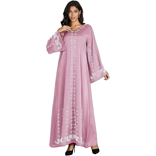 Plus Size Kaftan Dresses for Women Maxi Dress Moroccan Dubai Kaftan Dresses Abaya for Women Muslim Dressn