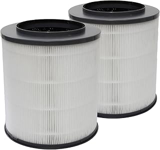 PUREBURG Replacement True HEPA Filter Compatible with Clorox 11030 11031 Medium Rooms Air Purifiers, Part 12030, H13 3-Stage Filtration High-efficiency Activated carbon 2-IN-1,2-Pack