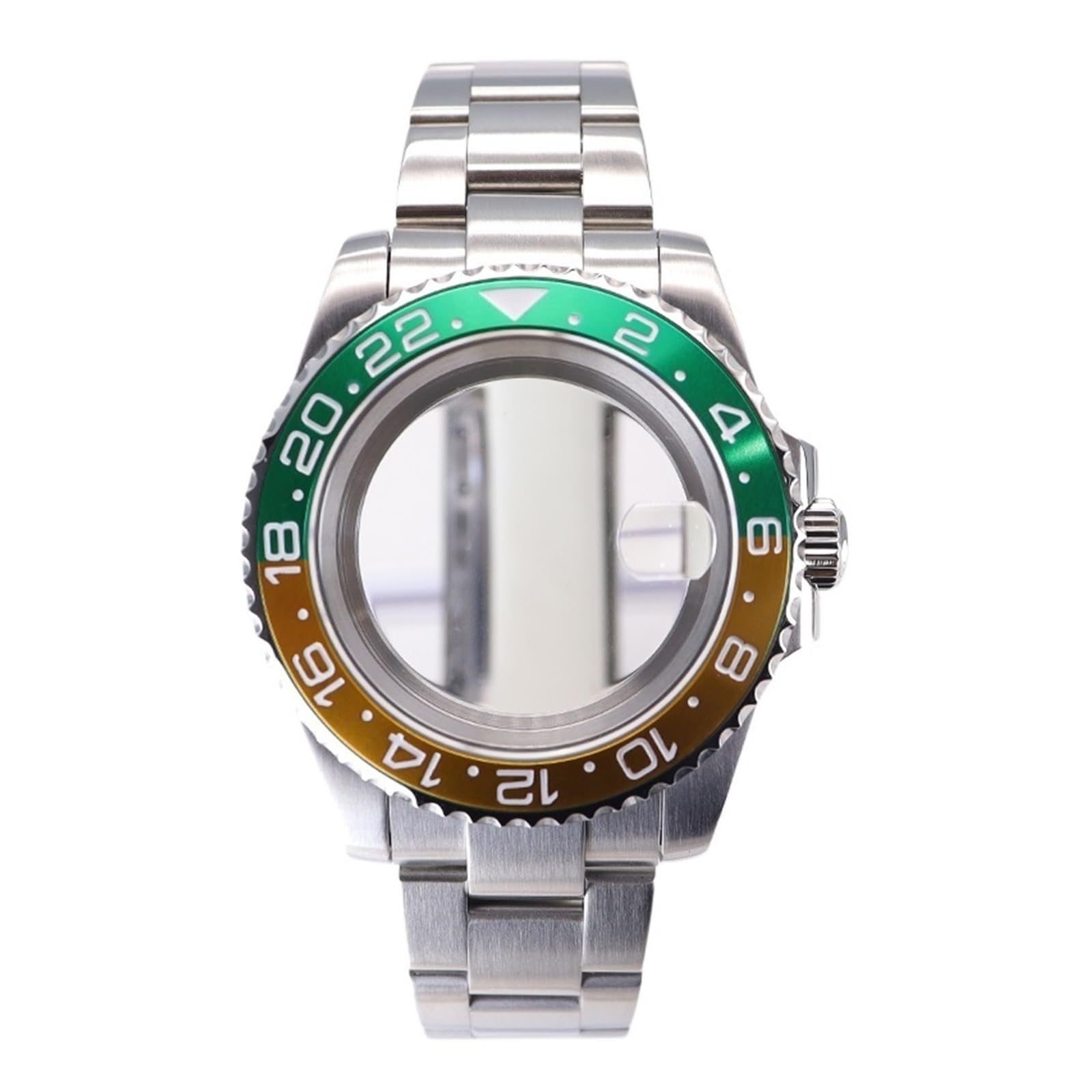1 Stück 40 mm Herrenuhrengehäuse 20 Armband Saphirglas for ETA 2824 PT5000 Keramik
