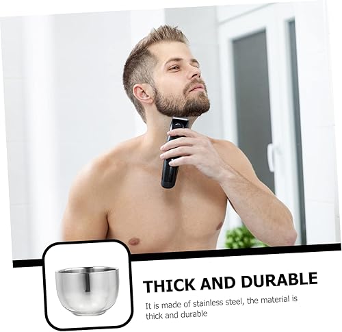 Miniatura 5 de Beaupretty Tazón de jabón de afeitar, tazón de burbujas de afeitar, cuenco de espuma para jabón para hombre, tazón de espuma para afeitar, taza de