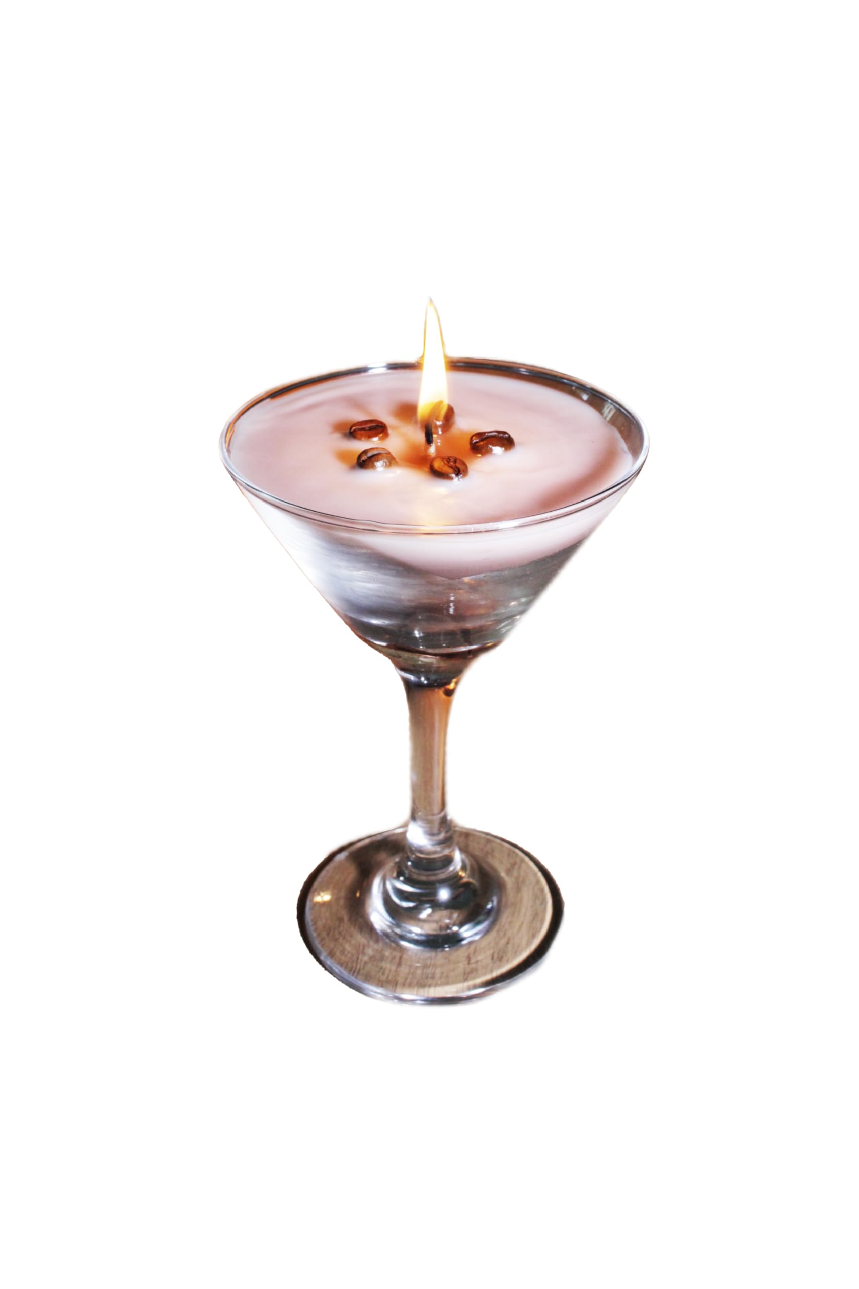 Espresso Martini Candle | Scented Gel Wax Coffee Flavor Candles | Cocktail Candles with Glass | Coffee Martini Romatinc Aroma Candle
