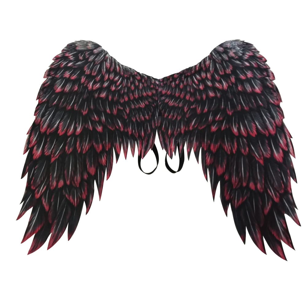 Anbaby 3D Printed Angel Wings Costume | Realistic Non-Woven Fabric Wings for Cosplay, Halloween, Theme Parties