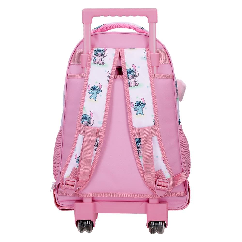 Joumma Disney Stitch You & Me Mochila Compact 2 Ruedas Malva 32x45x21 cm Poliéster - 3