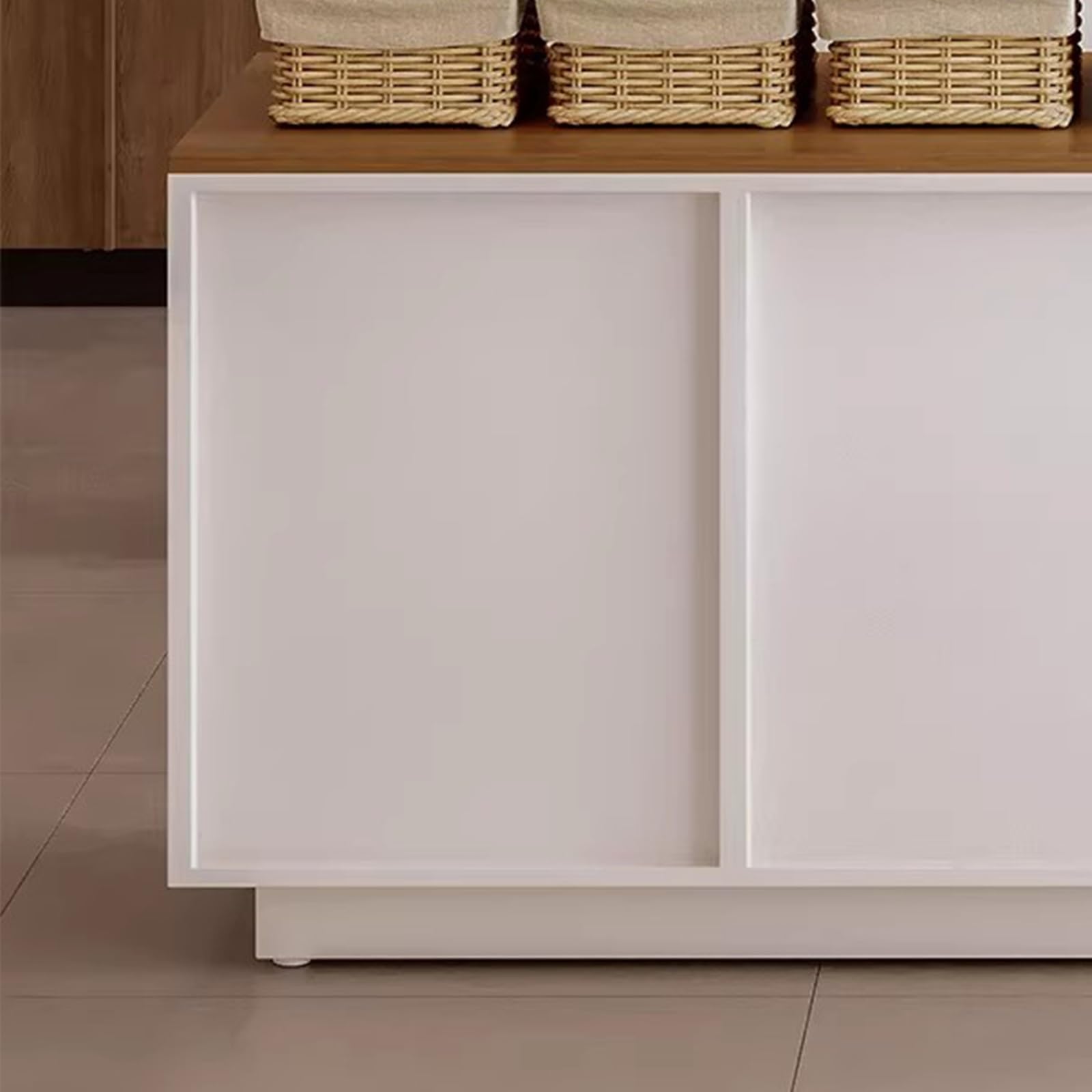 Zf9tBw5sH Unità cucina ad isola Armadietto portaoggetti a doppia anta for cucina con isola della fattoria piano di lavoro in legno