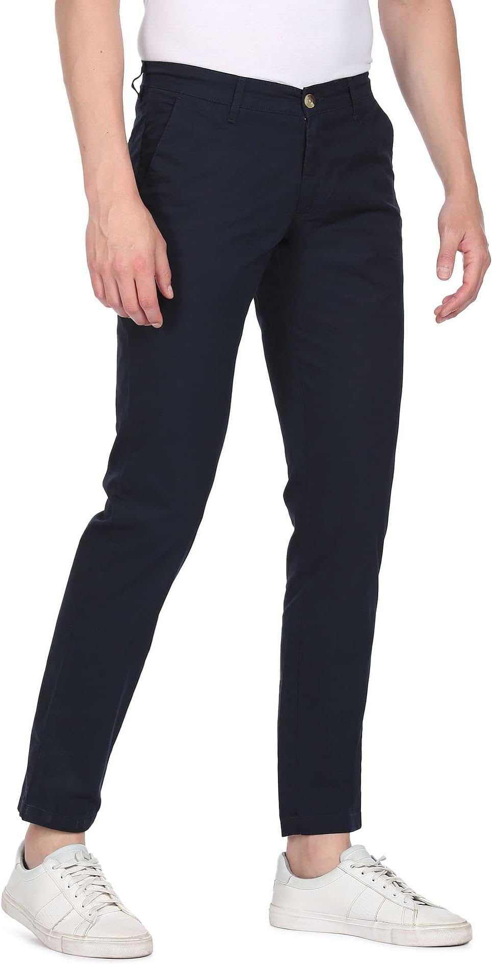 NEWPORT Regular Men Mid Rise Solid Casual Trousers