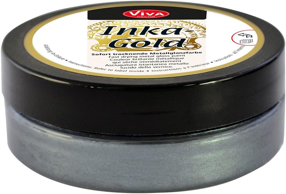 Viva Decor Inka Gold Paint, 62.5gm, Ice Blue