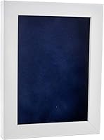 Vista 1 de Marco de caja de sombra de 4 x 6 pulgadas, madera blanca, con una profundidad de visualización útil de 3/4 pulgadas, incluye un tablero de respaldo