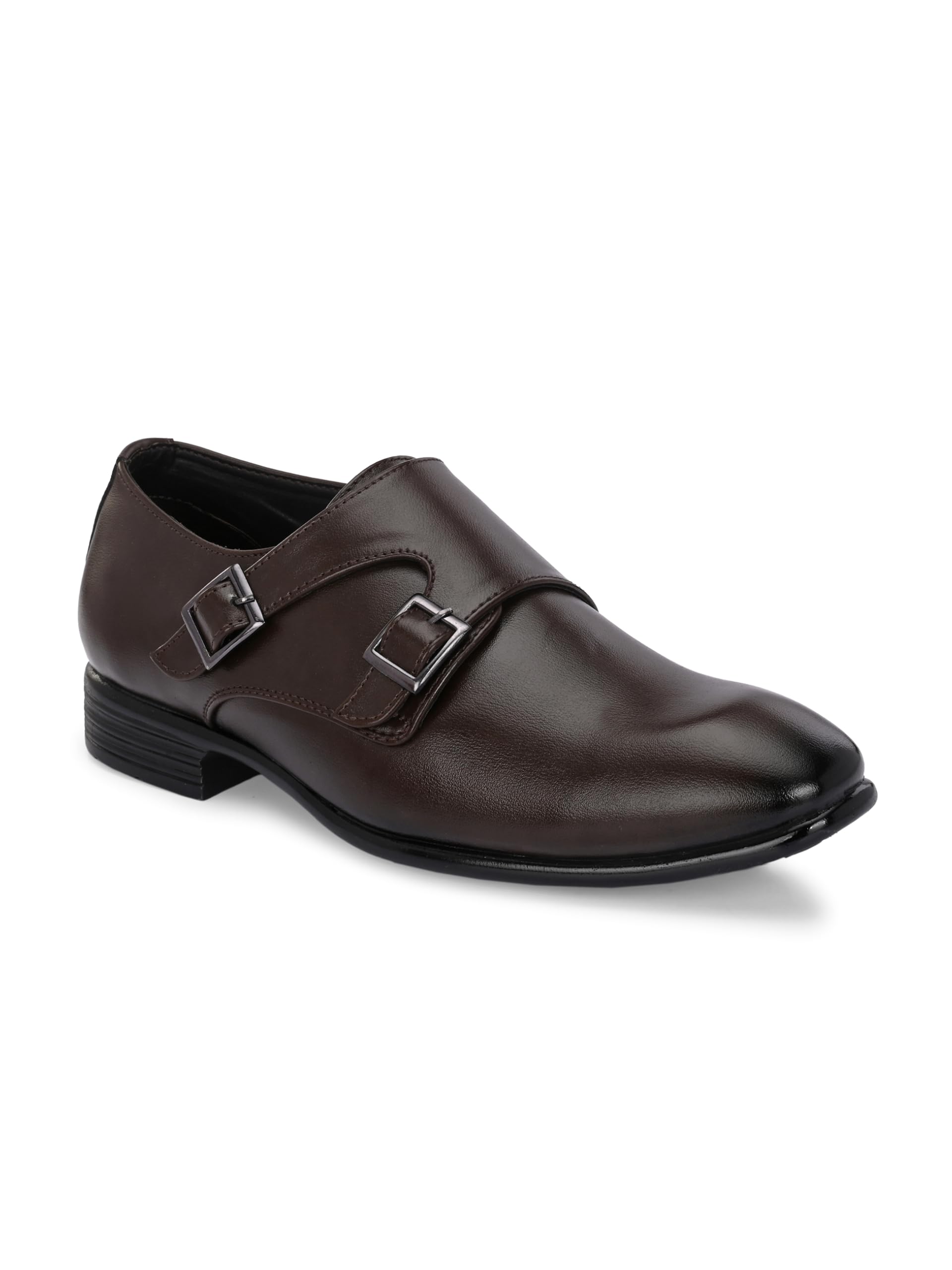 BCK10409 Men's Comfortable & Stylish Black Synthetic Leather Slip On Formal Shoes-image-15