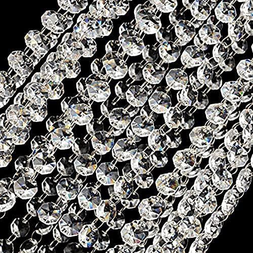 Miniatura 4 de Lámpara de techo moderna colgante de cristal plumas blancas, lámpara de techo, bombilla dormitorio, accesorios, 27.6 * 33.1 in