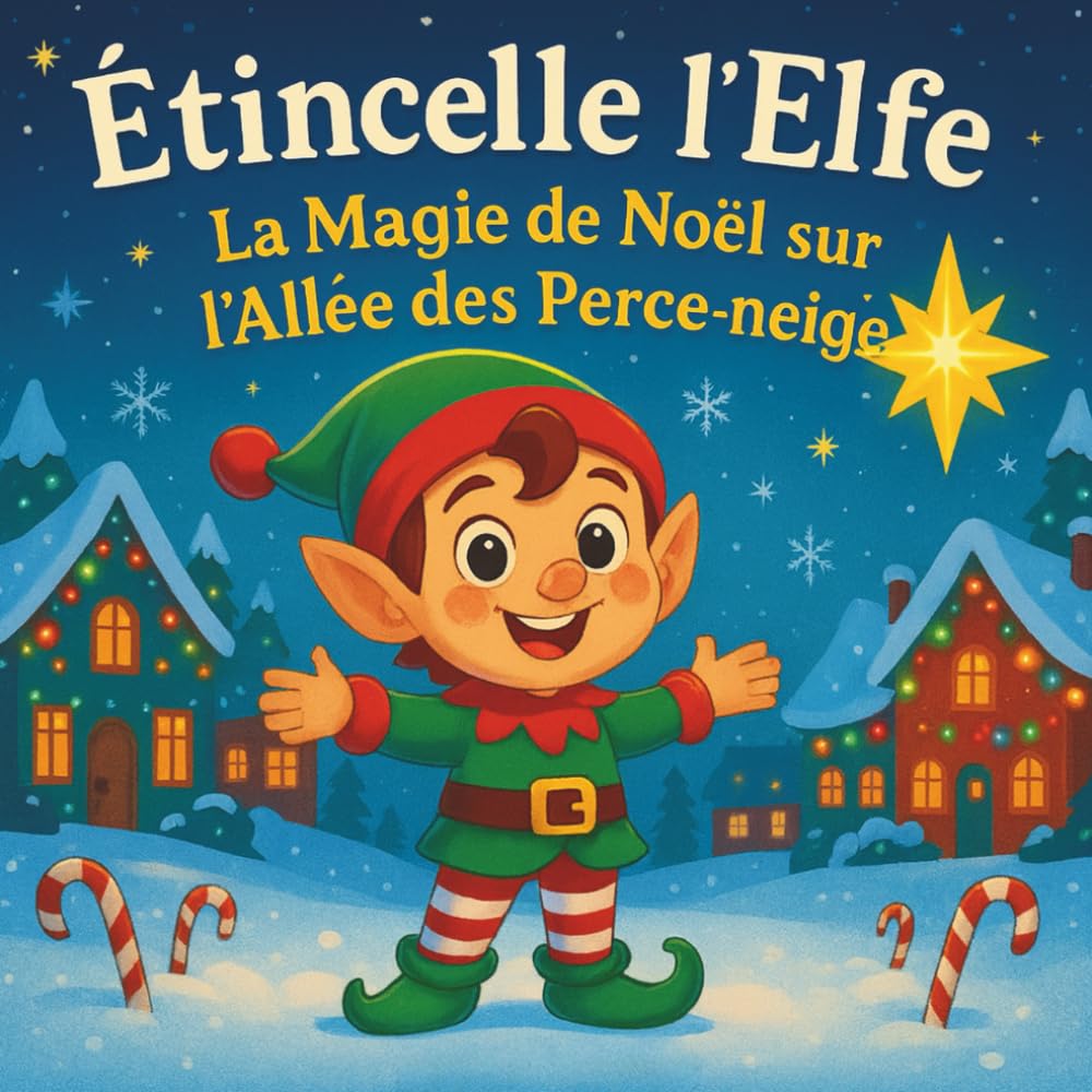Étincelle l'elfe : La magie de Noël sur Snowdrop Lane: Livres d'histoires pour enfants | Un conte festif d'amitié, d'émerveillement et de joie des ... les 3-8 ans (Children's Storybooks in French)