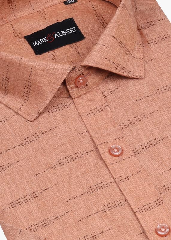 Image of Men's Half Sleeve Linen Shirt