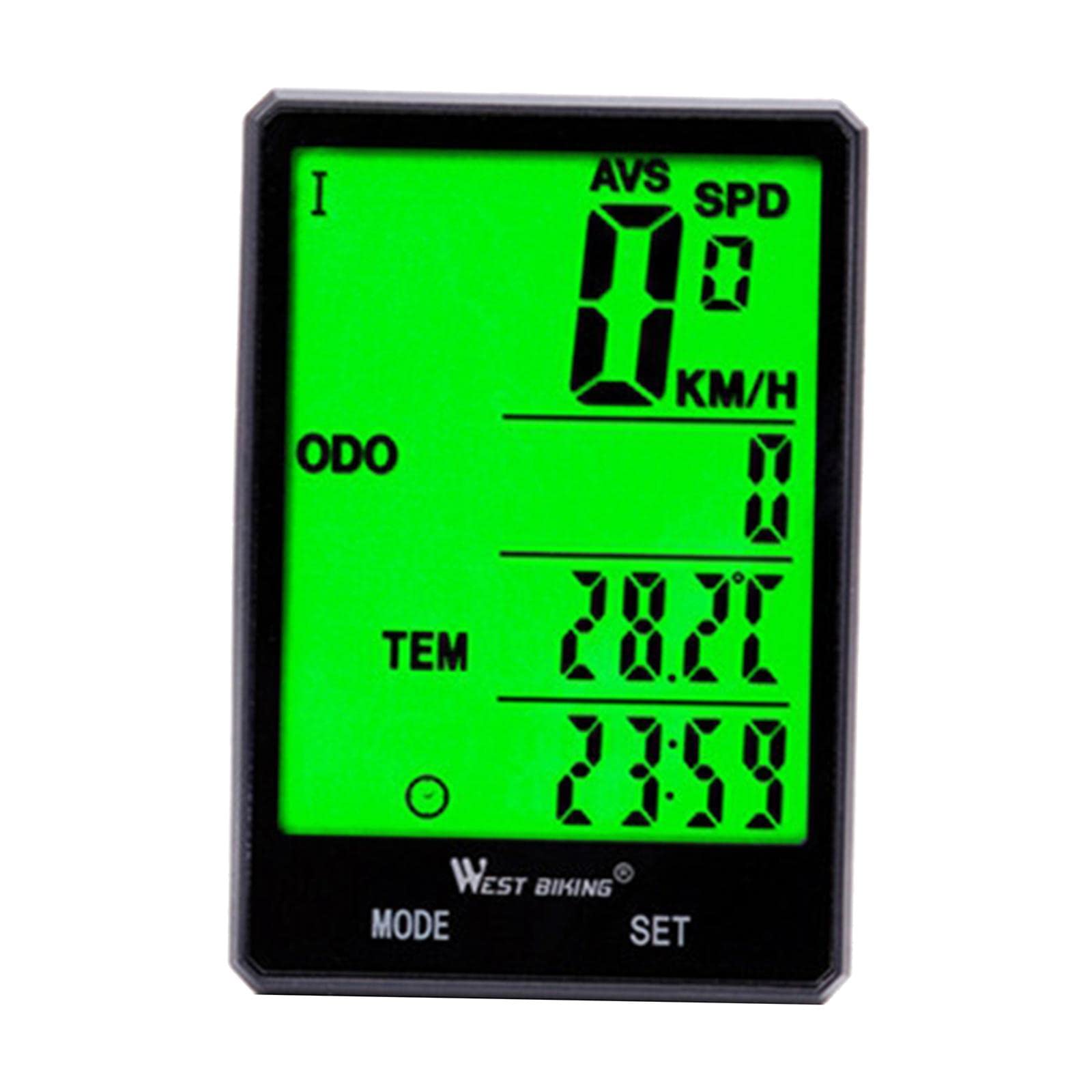 waterproof bike computer lcd speedometer stopwatch odometer a type wired