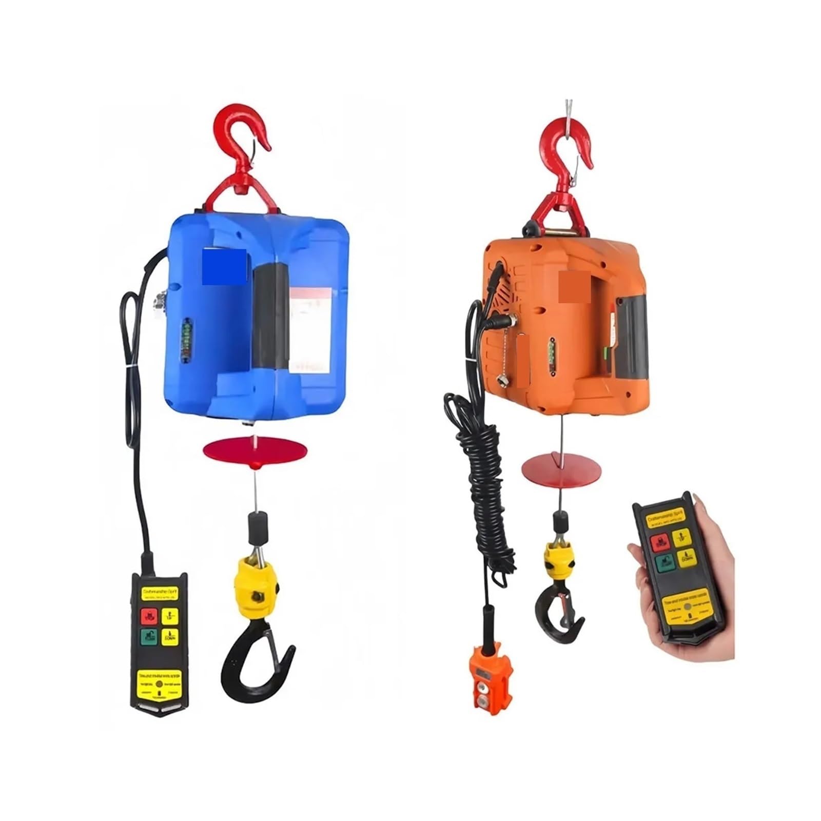 Versione 100-500 kg, gru elettrica tre in uno con telecomando senza fili, portatile for piccoli sollevamenti domestici per il sollevamento e il traino(Exclusive remote,200 Kg)