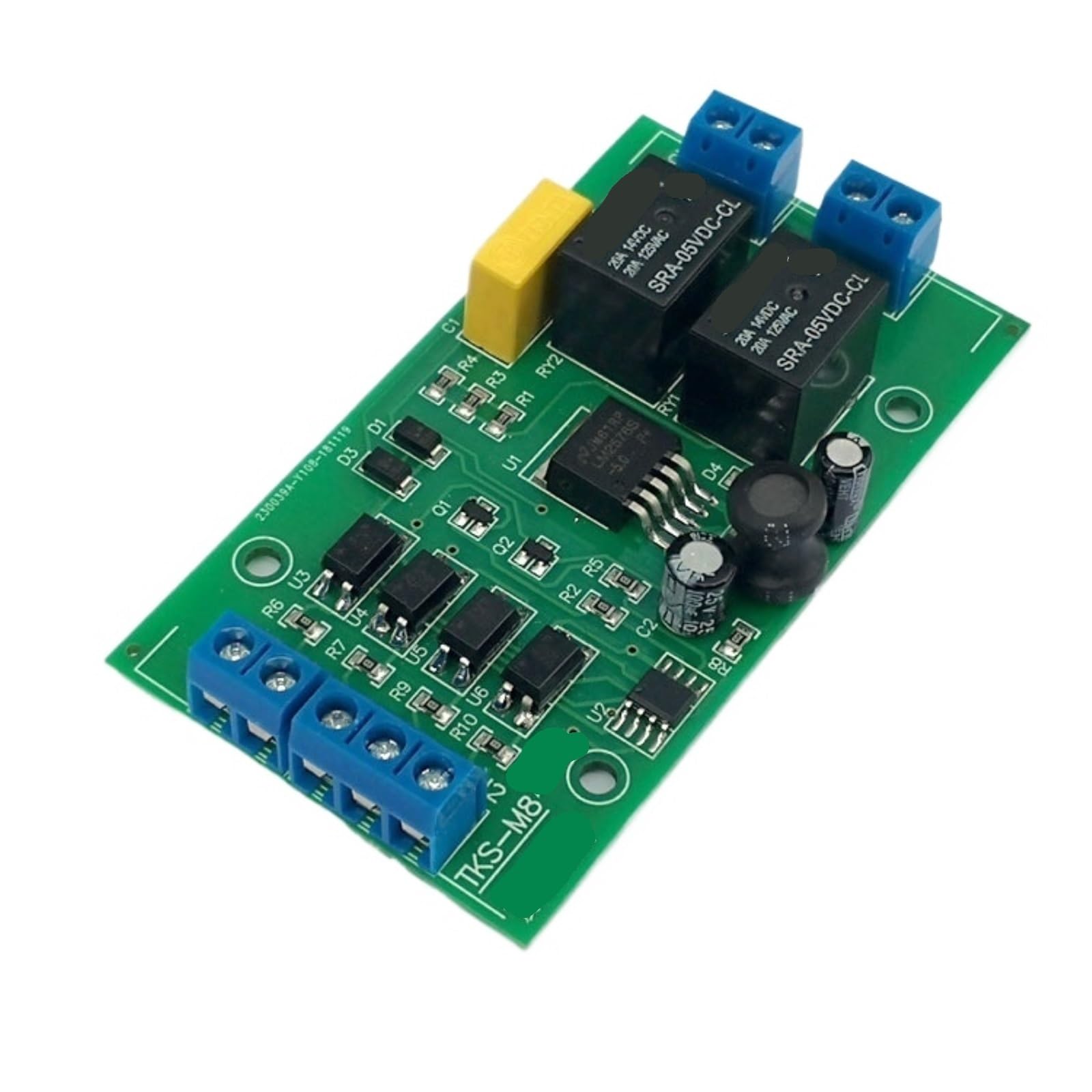 Motortreiber, 2er-Pack DC 5 V 12 24 Gleichstrommotor-Vorwärts- Und Rückwärtsregler, Hochstrom Mit Begrenzungsrelais-Treiber, Aufzugssteuerplatine,Intelligente Steuerung