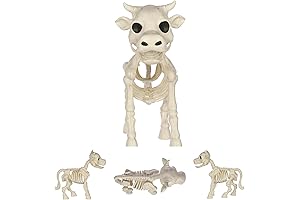 Cow Skeleton Halloween Decoration, Resin Material Skeleton Cow, Halloween Decor