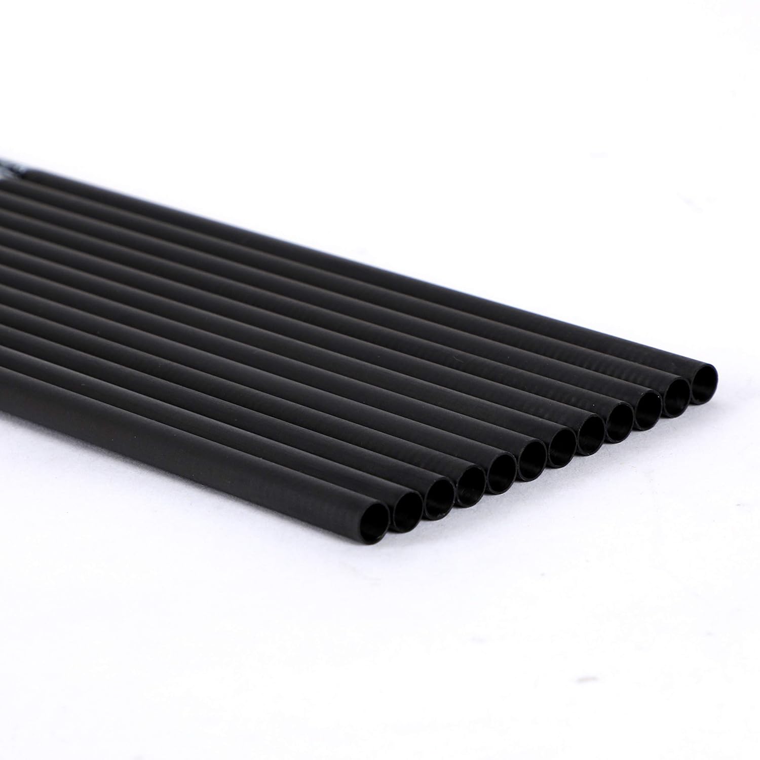 6/12er Länge nach Maß Carbon-Pfeilschaft DIY-Kits Set für Bogenpfeile Jagdpfeil 200/250/300/350/400/500/600/700/800 Spine Pfeilschäfte mit Inserts Nocks für Recurvebogen Compoundbogen Bogenschießen S1