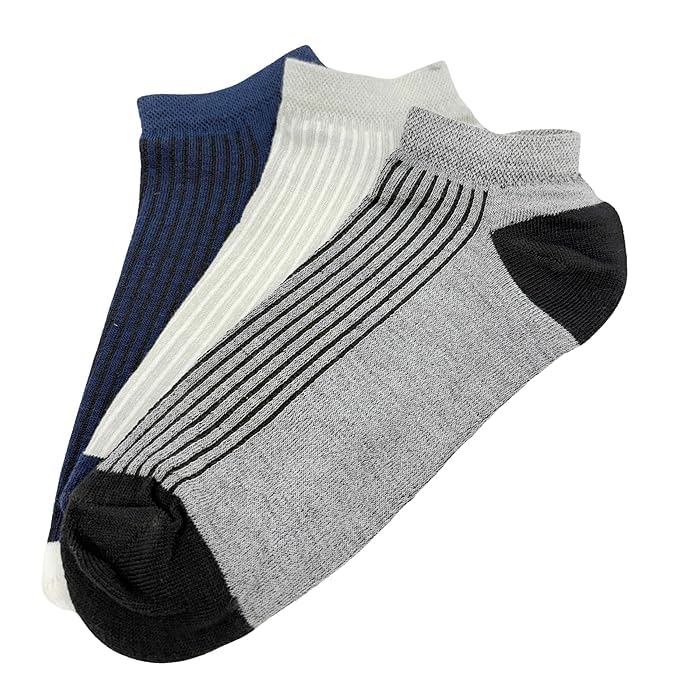 Image of PRASTHAN Sports Unisex Nylon Cotton Ankle Length Socks Made With Breathable Anti Odour & Moisture Absorbent Combed Cotton with a Extra Durable.