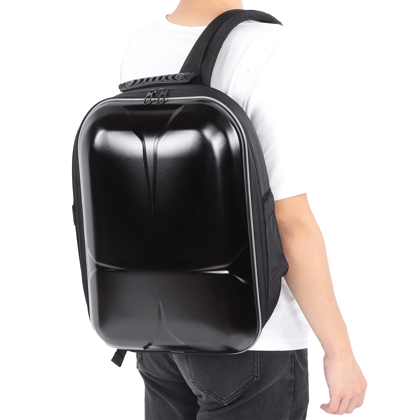 Acouto Mochila Rígida Impermeable Antigolpes Bolsa de Almacenamiento para Air 2S/Air 2 Drone Trasera Hecha y EVA de la Cual y Hecha ABS Mochila Rígida para MavicHardshell