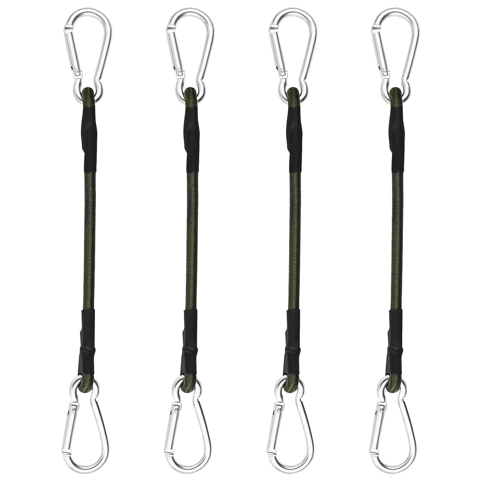 Cordons éLastiques avec Crochets Lot de 4 Sangles élastiques for Porte-vélos à cliquet, résistantes et résistantes pour Camping, BâChes