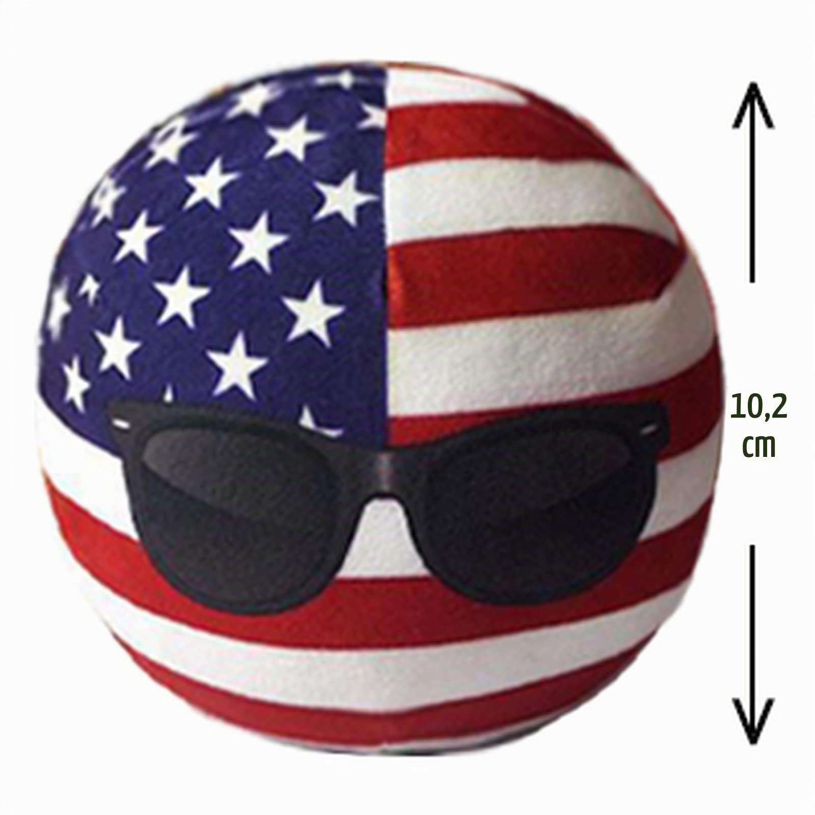 15 Piezas de Peluches de Country Balls, Lindo Llavero de Anime, Mini Colgante de Countryball de 4 Pulgadas, Peluches de Anime para niños y Regalos,C