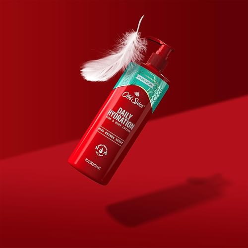Miniatura 4 de Old Spice Daily Hydration Loción para manos y cuerpo para hombres, Pure Sport con aroma cítrico, 16.0 onzas líquidas (paquete de 4)
