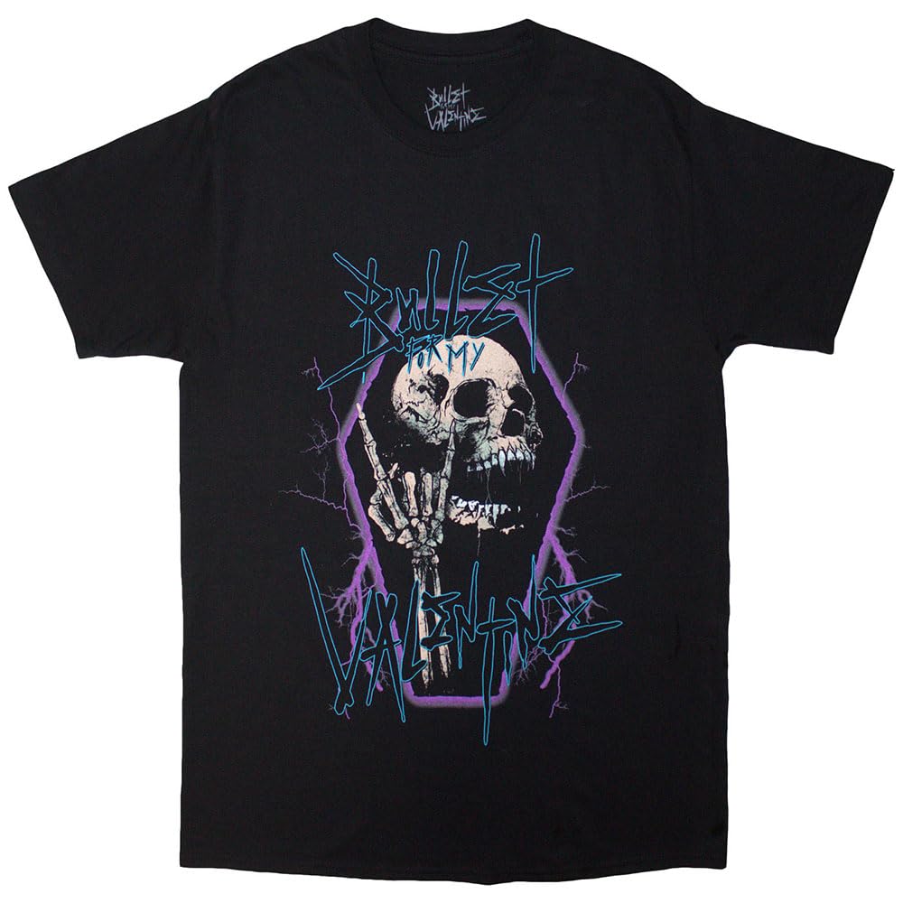Rock Off officially licensed products Bullet for My Valentine Thrash Skull T Shirt S Black