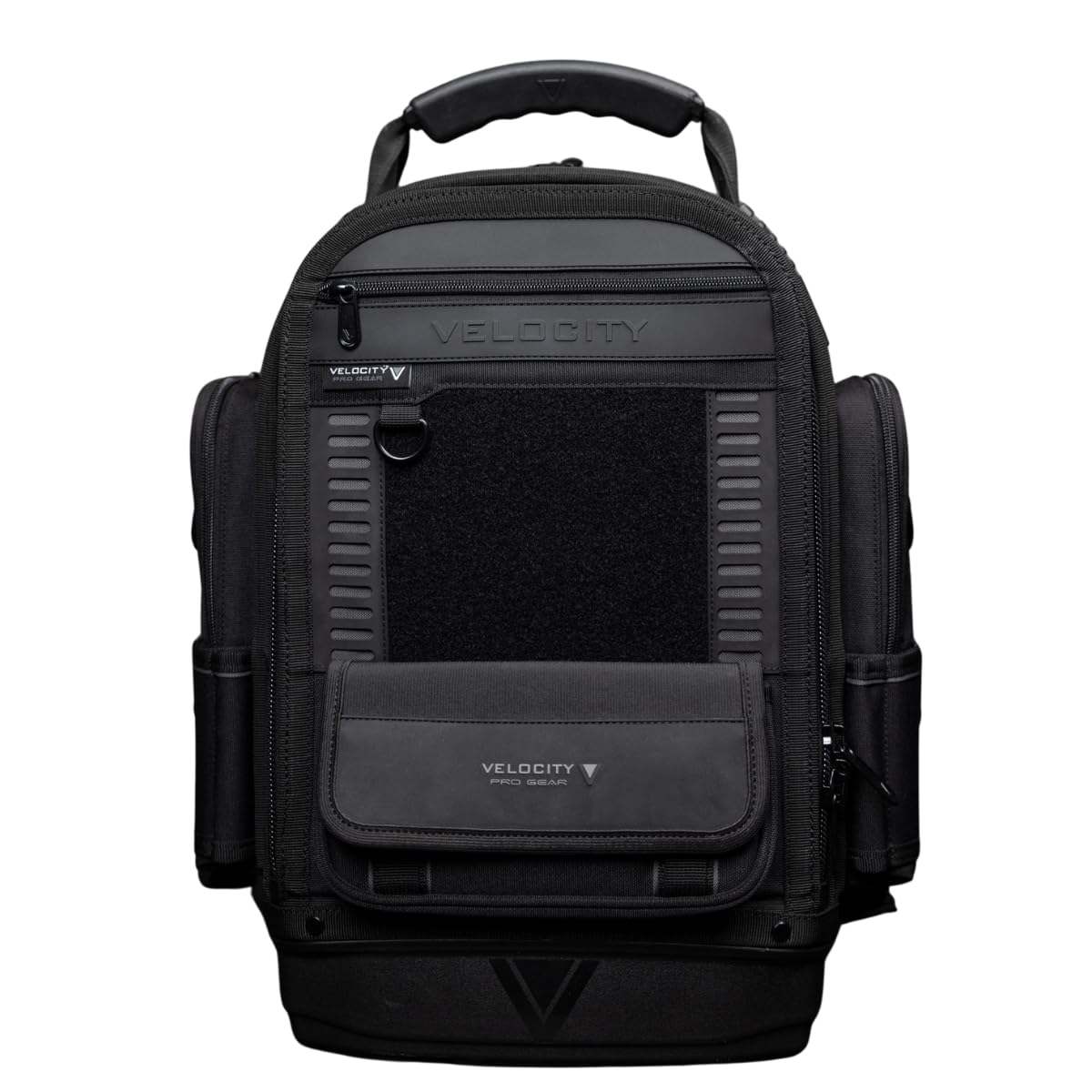 Velocity Pro Gear Stealth SB250 - Mochila compacta profesional para electricistas, técnicos e ingenieros de servicio con almacenamiento vertical de herramientas, bolsillos para medidores y panel