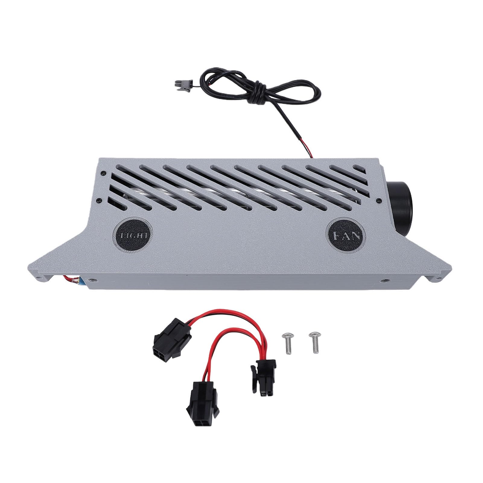 Rengue Wentylator Pomocniczy Chłodzenia dla Serii A1, oś X z Oświetleniem | PETG i Stop Aluminiumowy, 2430x810mm, Regulowana Podwójna Wentylacja i Kontrola światła, Zmniejsza Wypaczanie dla PLA i PETG