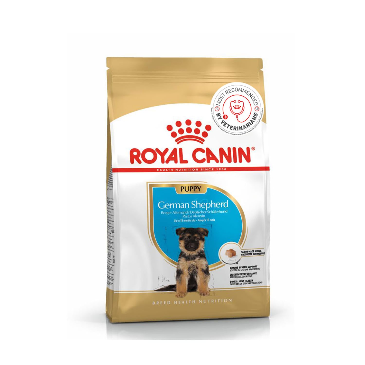 German Shepherd Puppy Food, 1 Kg, Dry Food, Supports Immune System & digestive health, Promotes Bone & Joint Health