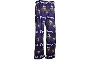 Minnesota Vikings Men's Scatter Pattern Pajama Lounge Pants