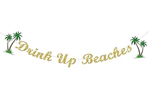 Drink Up Beaches Banner Bachelorette Party Banner Beach Bridal Party Decorations