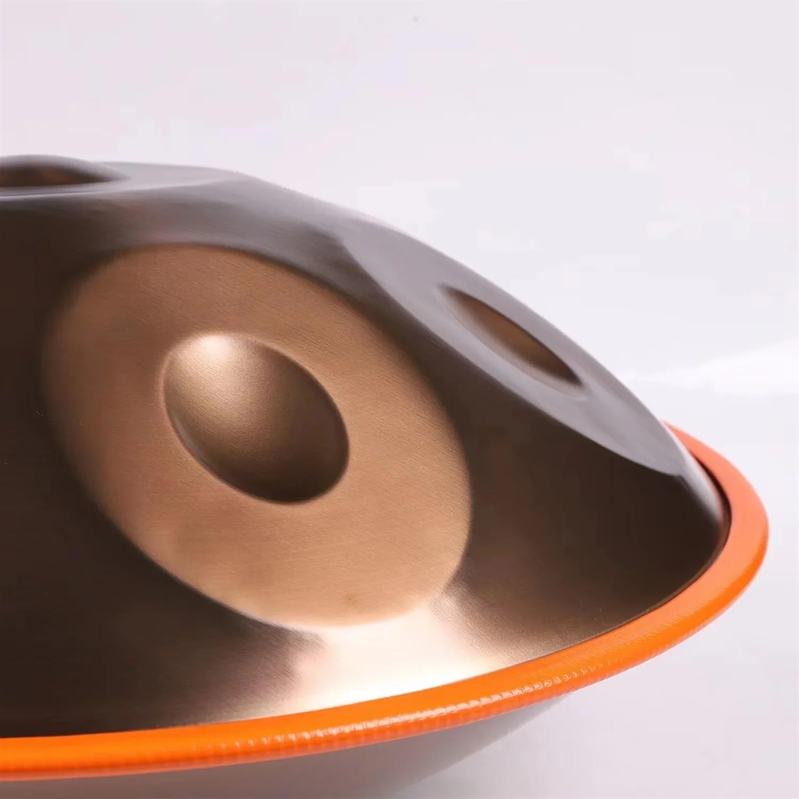 Handpan con lingua in acciaio, strumento a percussione musicale, yoga, meditazione, 432 Hz, 10,9 note, 22 pollici(Gold 9 notes)