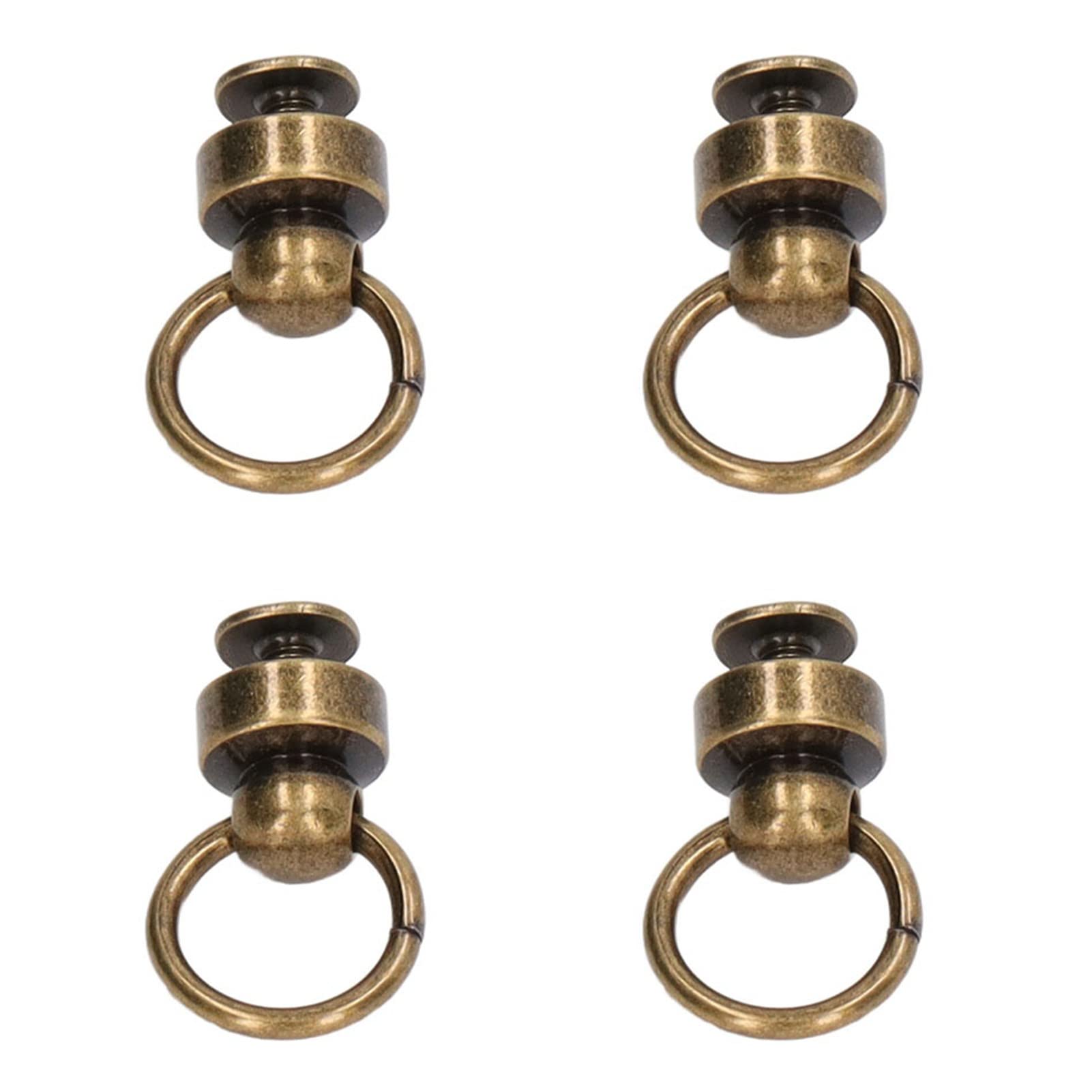 Kit de Remaches de Cuero 200 Juegos Remaches de Latón de 9 Mm Tachuelas para Monederos Tachuelas Grandes Bolsas de Ropa Zapatos Teléfono Dobles Tela para Ropa (Bronce antiguo)