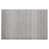 Wintop フェイクレザー プレースマット 18インチ x 12インチ 6枚セット クロコダイルグレー