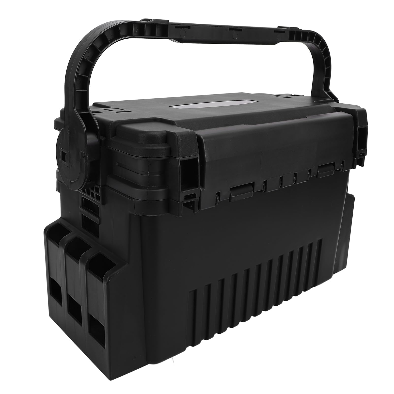 Caja de Aparejos de Pesca, Organizador de Almacenamiento con Divisores Extraíbles y Particiones Ajustables, Diseño de Múltiples Capas para Pesca en Mar y Roca