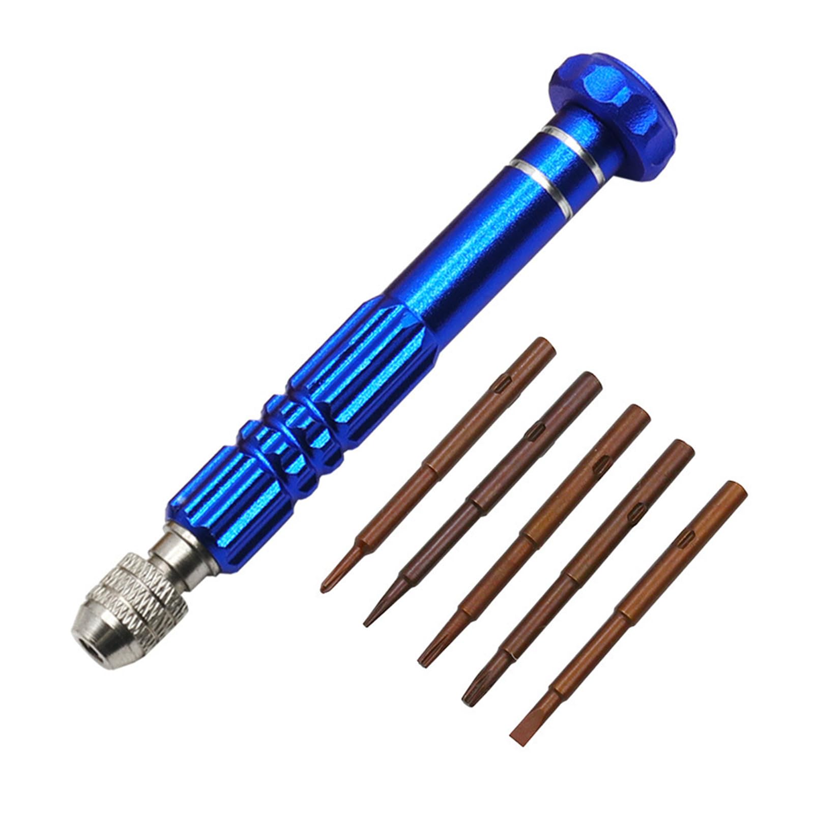Portable 5 in 1 Multiple Tool Screwdriver Disassembly Kits with Interchangeabled Heads for DIYer Enthusiasts & Craftsmen Screwdriver