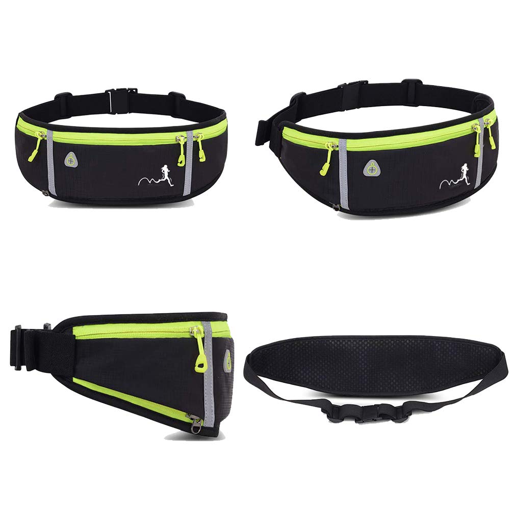 Riñonera para hombres y mujeres, bolsa impermeable para correr, cinturón para viajes en el gimnasio, soporte reflectante ajustable para teléfono para iPhone 13 12 11 Pro Max Samsung Galaxy S20 5