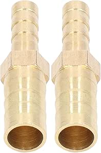Uxcell Tee Brass Barb Fitting Reducer 3 Way, Fit Hose ID 6mm X 4mm X