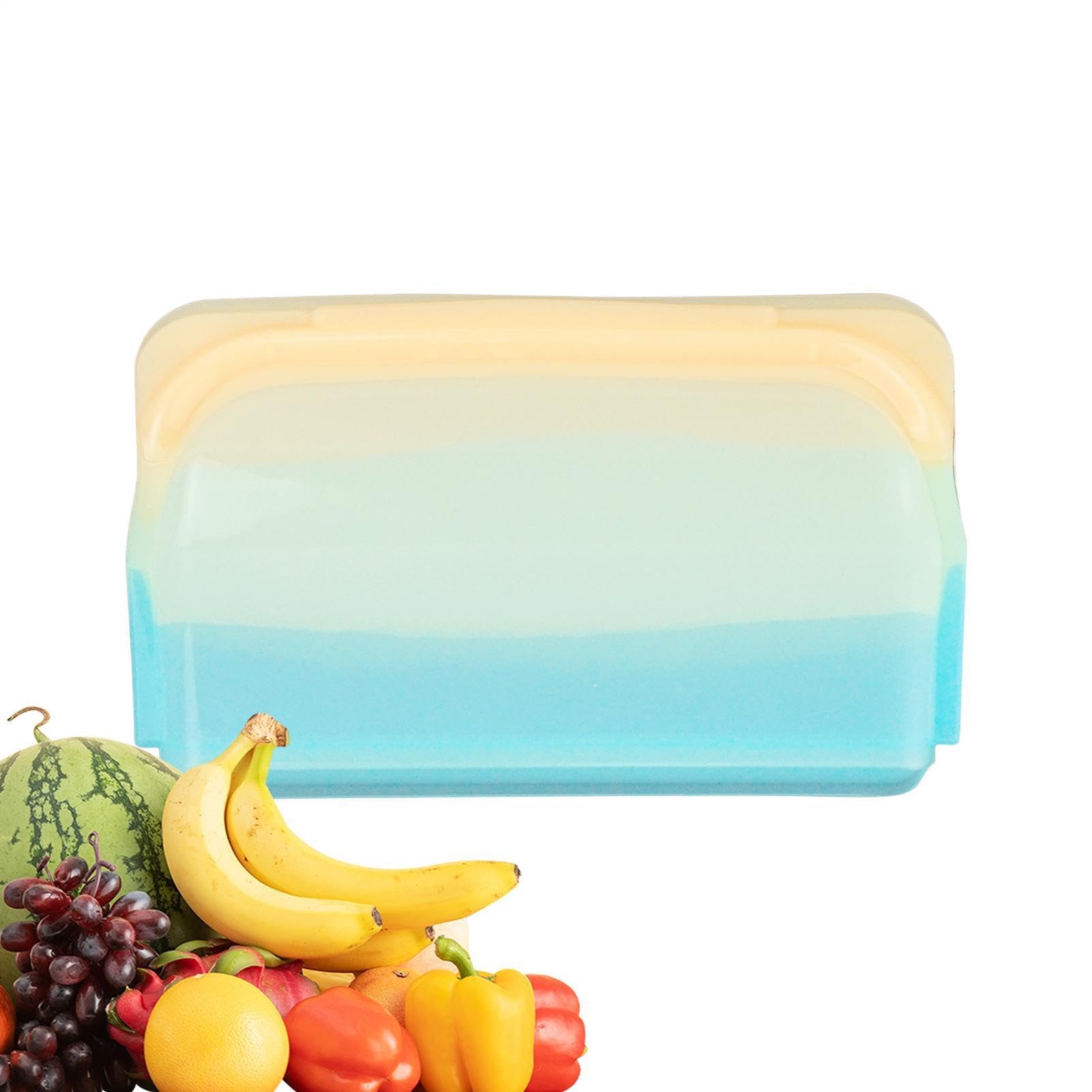 Bolsas de congelación reutilizables de silicona para evitar la comida reseca en la nevera