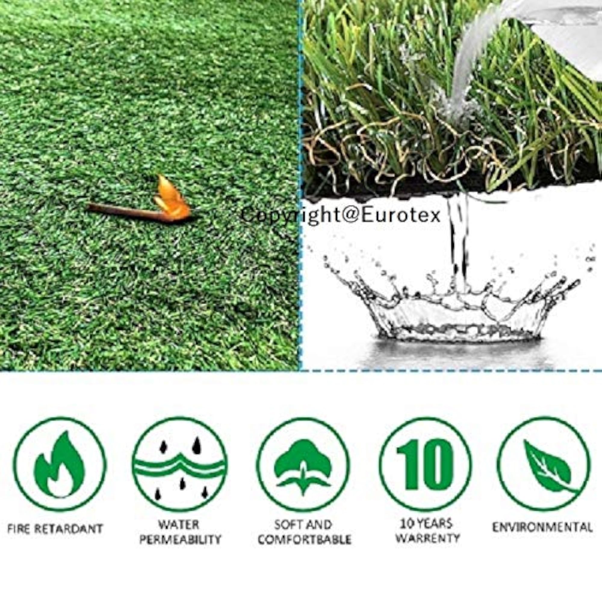 Artificial Grass Mat for Balcony