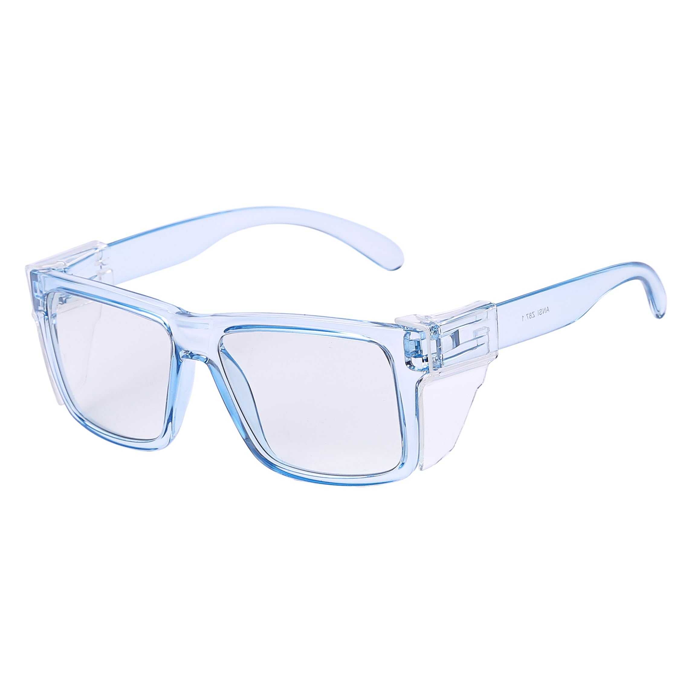 Gafas de seguridad fotocromáticas de transición UV400 Bluelight antiarañazos y resistentes a los impactos, cumple con la norma ANSI Z87.1