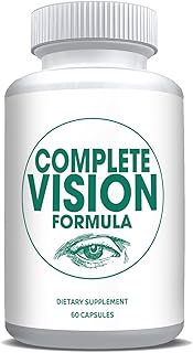 Pure Eye Health Vitamin & Mineral Supplements for Adults | #1 Complete Research Vision Formula w/Bilberry, Lutein, Zeaxanthin, Lycopene, Resveratrol | Supports Eye Strain, Dry Eyes 60 Capsules