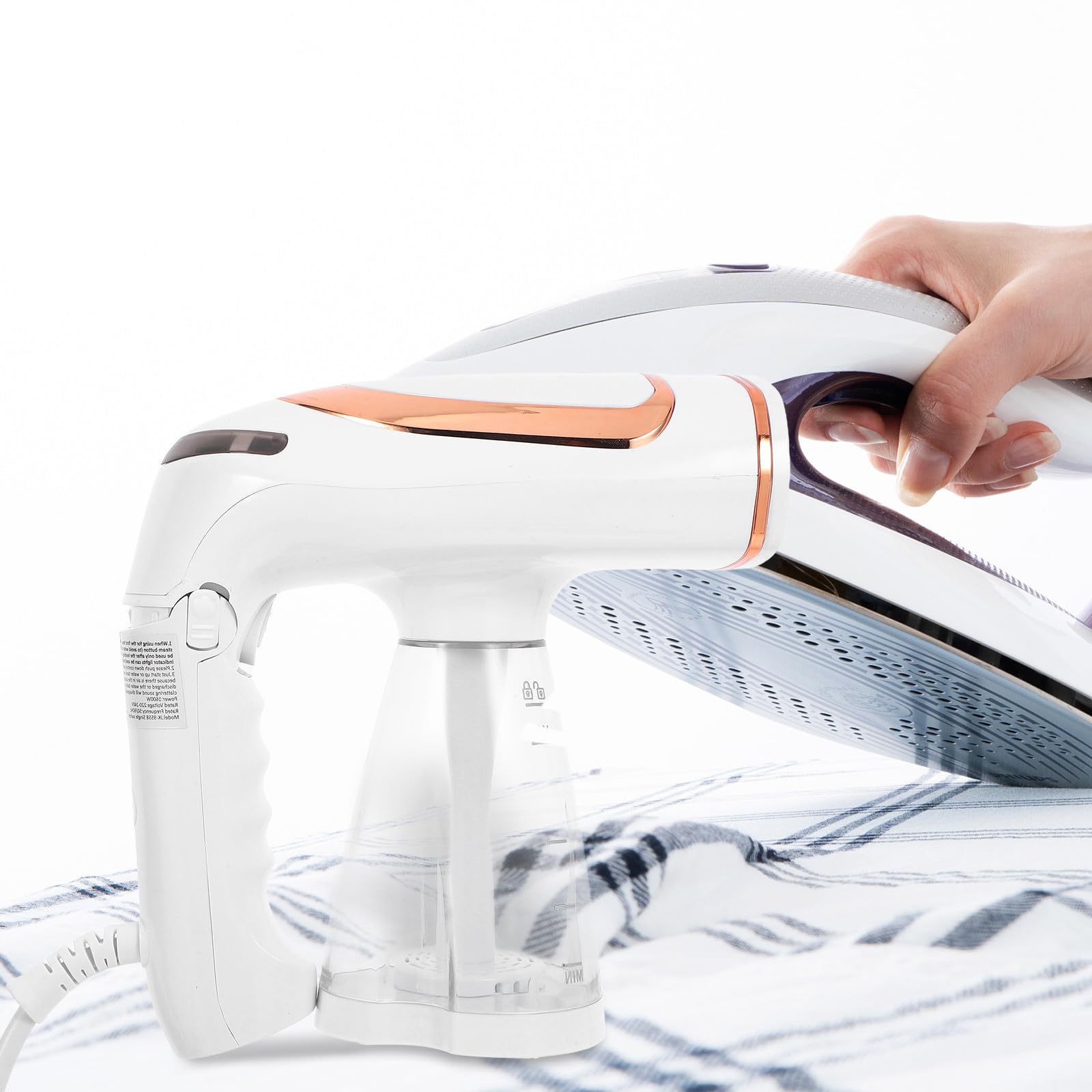 Faltbarer Handdampfglätter für Kleidung mit Ständer, Kompakt, Tragbar,