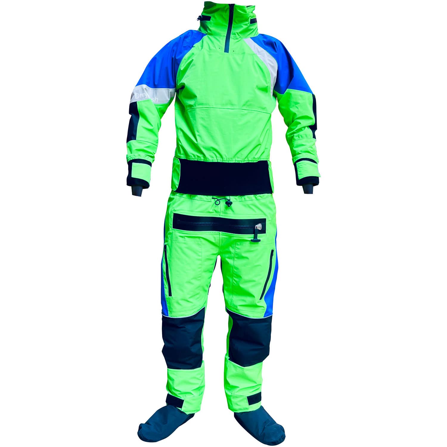 Mens Drysuits for Kayaking & Cold Water Sports (Large)