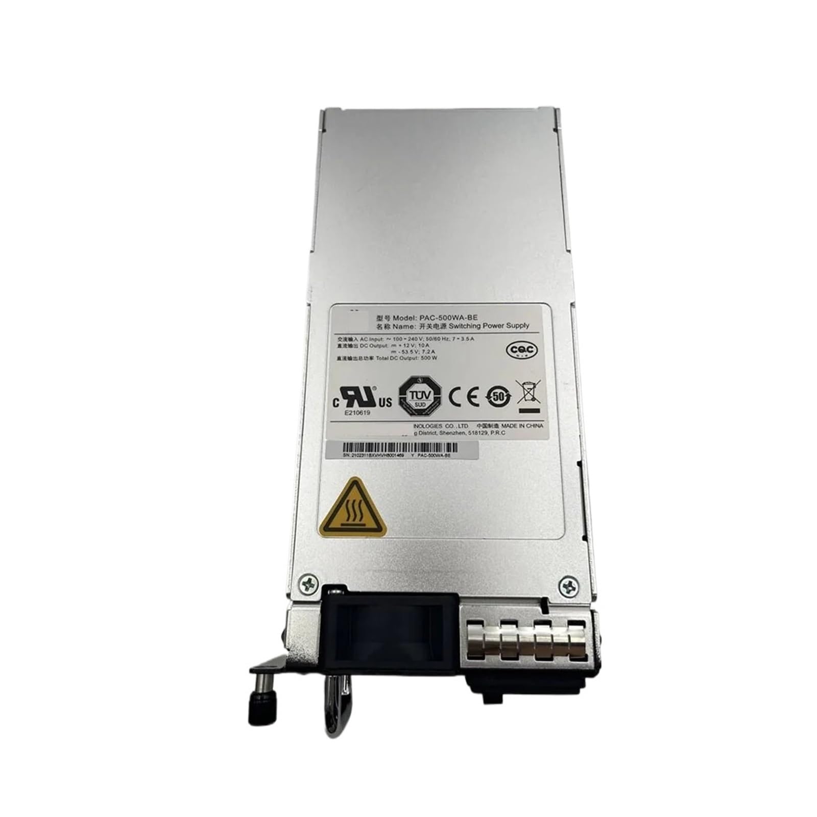 Commutateur PAC-500WA-BE alimentation stable 500W CA a haute efficacite thermique