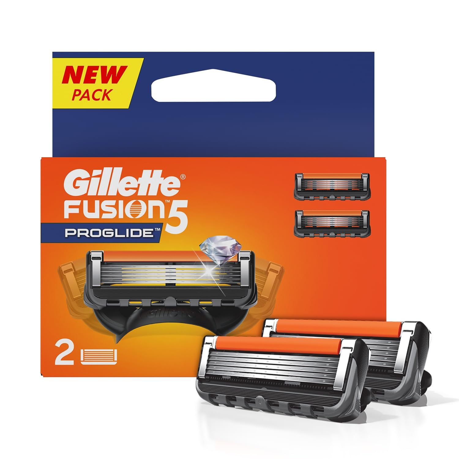 Gillette Fusion Proglide Blades for men with styling back blade - 2 count for Perfect Shave and Perfect Beard Shape-image-29
