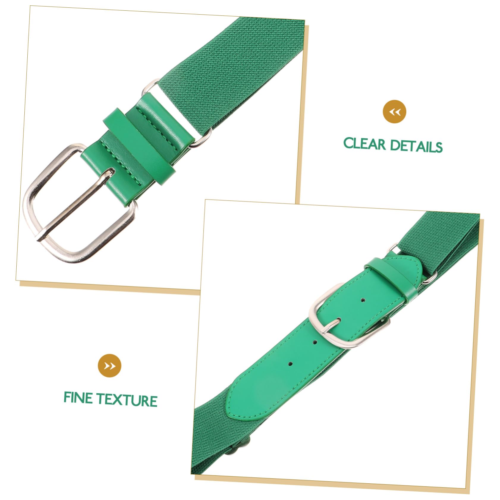BESTonZON 4 Stück Verstellbarer Sportgürtel für Männer Elastischer Baseball und Softball Taillengürtel für Outdoor Aktivitäten und Passform für Verschiedene Taillengrößen