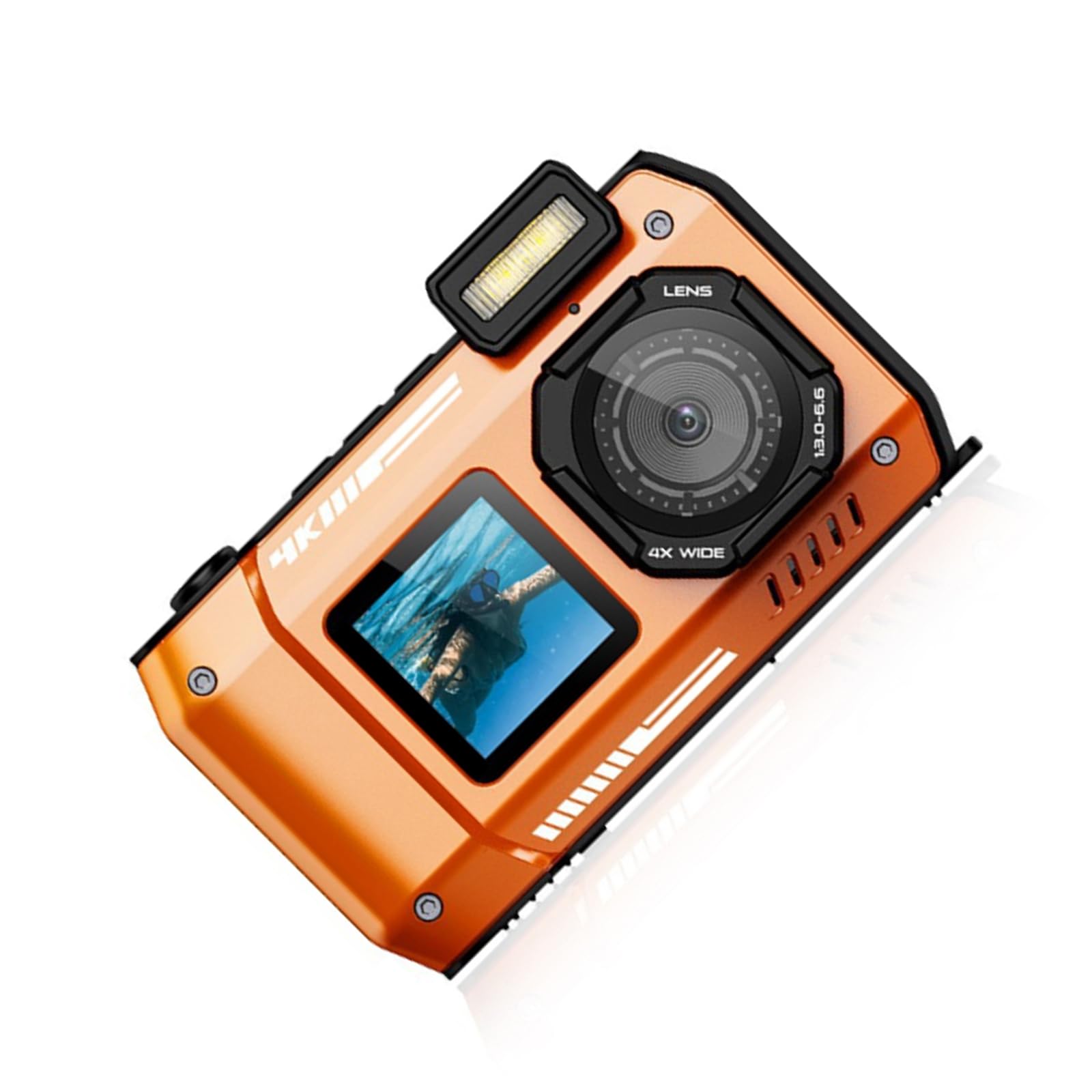 Appareil photo numérique étanche 6500 W avec zoom optique 10x, parfait pour la photographie de plage et de sport